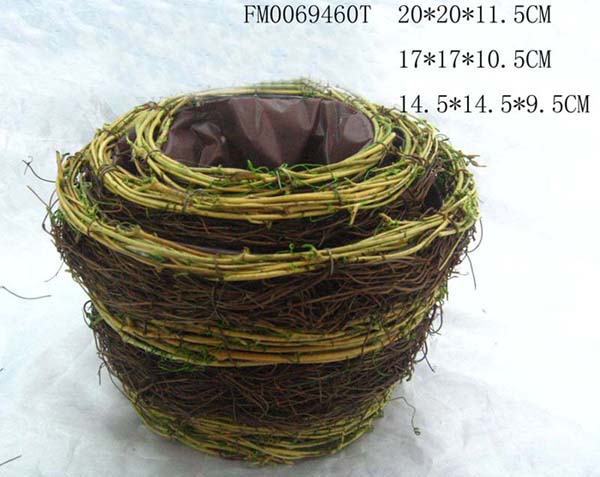 Weaved Flower Pot