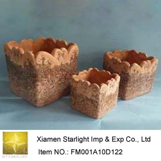 Set of 3 Ceramic Plant Pot