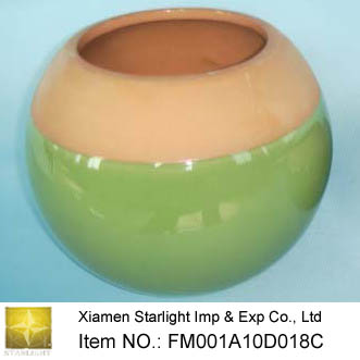 Round Ceramic Flower Pots
