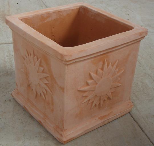 Square Terracotta Box